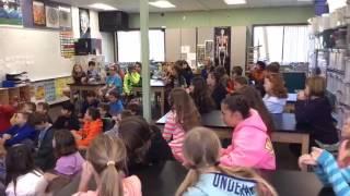 Iss-Above creator Liam Kennedy visits Glenshire Elementary