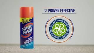 One Shot. No Spot. Spot Shot Instant Carpet Stain Remover.