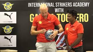 International Strikers Academy powered by Football plus now join hands with Puma