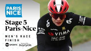 DRAMA UP THE HILL! ‍ | Men's Stage 5 Final KM's Paris-Nice 2025 | TNT Sports Cycling