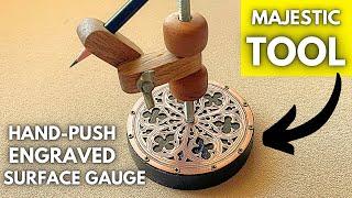 The World’s Most Stunning Surface Gauge – The Most Intricate Hand Engraving on a Tool Ever! #diytool