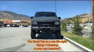 Is your van build haunted with ghosts? Road Trip sleeping in a van life style I love it