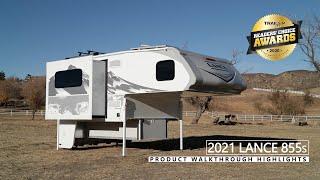 Lance 855s Truck Camper | Floor Plan Walkthrough & Feature Highlights