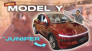 Tesla Model Y "Juniper": Xpeng G6 copy or baby Cybertruck face?