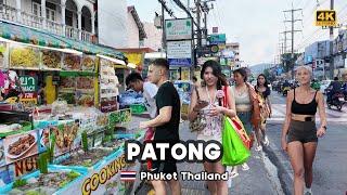 [4K]  Phuket at Dusk Walking Tour of Patong (Summer Vibes 2024 ) Thailand