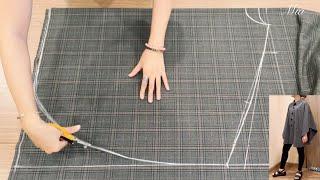 You don't have to be a tailor |  Sewing a cape/coat is easy |  Good way for sewing lovers