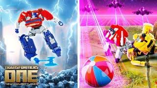 Jump, Flip & Splash! | TRANSFORMERS Robots