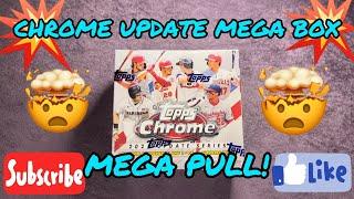  MY BIGGEST PULL EVER?!?! THESE BOXES ARE LOADED!! 2021 Topps Chrome Update Mega Box! AUTO!!!