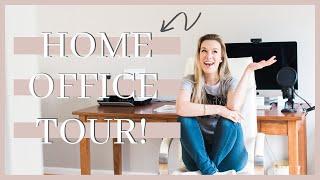 Home Office Tour and YouTube Filming Set Up | Joy Michelle