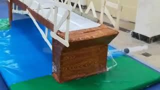 Model of Bascule Bridge Constructed by ICE Members