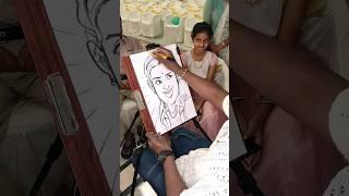 live caricature #velvomcaricature #velvomarts #velvom #caricature #pondybazaarartist #chennaiartist