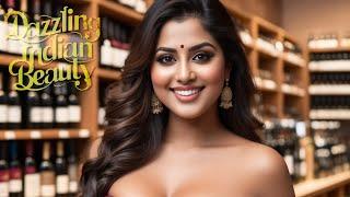 [4K] Indian AI Lookbook Model Nita | AI Art | Photoshoot at Wine Shop Jaffna