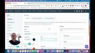 Hubspot Tips | Forms - Replacing your existing website forms with Hubspot Forms, set colours, fonts