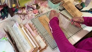 Craft with Me - Shabby Chic Waterfall Journal - Part 4