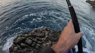 Shore Jigging - Moments before disaster