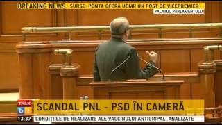 Scandal in plenul Camerei Deputatilor intre PSD si PNL