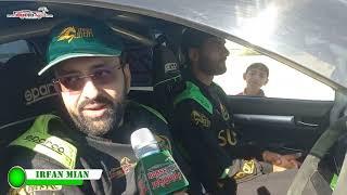 Team Sultan's racer Irfan Mian giving an Interview to Horse Power Magazine at JhalMagsi Desert Rally