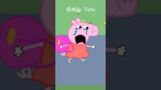 Peppa  Run Away #animation #peppapig #parody #xuhuong  #darkhumor #doublage #lustig #gracioso