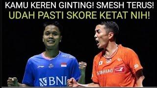  GINTING NIH KAWAN! Anthony Sinisuka Ginting vs Kenta Nishimoto. Badminton Bulutangkis