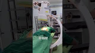 Use of X-ray machine during spine surgery!