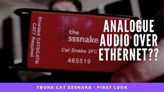 Analogue audio over Ethernet / Cat5 / Network cable