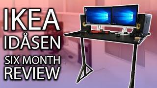 IKEA IDÅSEN Sit/Stand Desk - Six Month Review & Wobble Test! [4K]