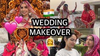 ‍️I BECAME A RAJASTHANI BRIDE | wedding makeover