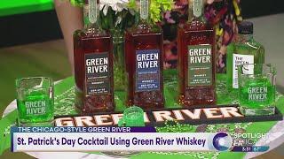 St. Patrick's Day Cocktail Using Green River Whiskey