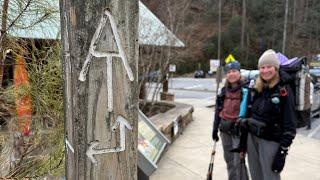 Day 22 AT Class of 2025. The NOC, Smokies Permits, Gorge Us Stays hostel, mile marker 136.9