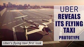 Uber reveals its flying taxi prototype for UberAir 2020 I UBER skyport