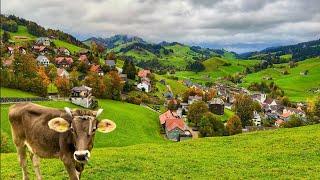 Switzerland countryside life - Heavenly beautiful Swiss villages - Relaxing walk