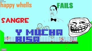 Fails, Sangre y Mucha Risa|Happy Wheels