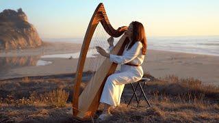 Story of the Sunset I 1 Hour Relaxing Harp I Sarah Bhalla