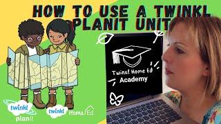 2. Unpacking a Twinkl PlanIt Unit to help with your Home Education Planning