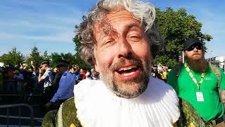 Bernard Monforte, ambassadeur du Béarn dans la caravane publicitaire.