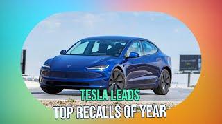 Tesla's Record 5 Million Cars Recalled: Top Auto Industry News