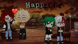 Happier Gcmv|| Gacha Club Music Video||Marshmello|| Bnha Music Video|| TodoDeku KiriBaku