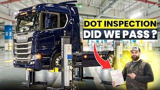 Our Scania Undergoes DOT Inspection in the USA