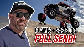 Glamis with SXS Blog & Uncle Chet! MASSIVE Jumps! Sand Drags & More!