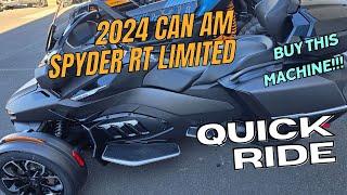 2024 Can Am Spyder RT Limted Ride