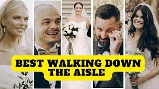 Emotional Grooms Reaction | Best Wedding Walking Down the Aisle