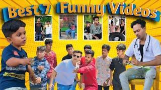 Best 7 Funny & Non stop comedy videos  Idrees sain akhib mamdu 