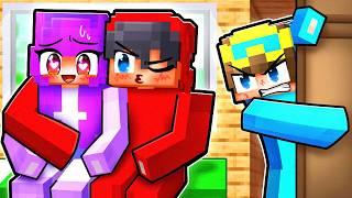 Spying on my CRUSH for 24 HOURS in Minecraft!