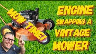 MOWING THICK OVERGROWN GRASS WITH THE PREDATOR SWAPPED COMMERCIAL SENSATION MOWER