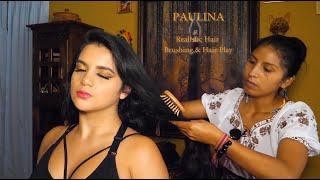 PAULINA SPECIAL - FOR SLEEP - 44 MINUTES ASMR Realistic Hair Brushing, Scalp Massage & Hair Play