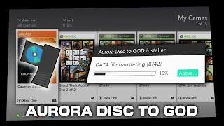 Aurora Disc to GOD | Start Ripped Games from the Dashboard!