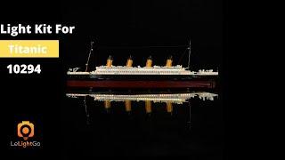 Light Kit For LEGO Titanic Speed Build - Creator 10294 | Titanic 10294 Lighting Kit