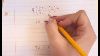 Solving 1-step equations