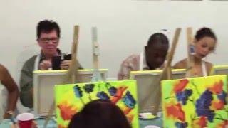 BYOB Painting Class Miami / Trazos Art Academy