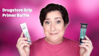 DRUGSTORE GRIP PRIMERS HEAD-TO-HEAD | Elf vs CoverGirl